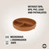 Mikk-Line Silicone Plate Tableware Brown sugar